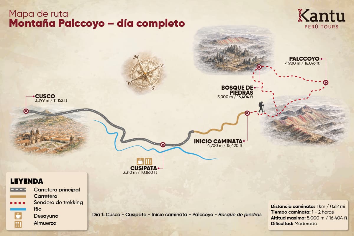 Palccoyo Montaña de Colores desde Cusco | Tour 1 Día