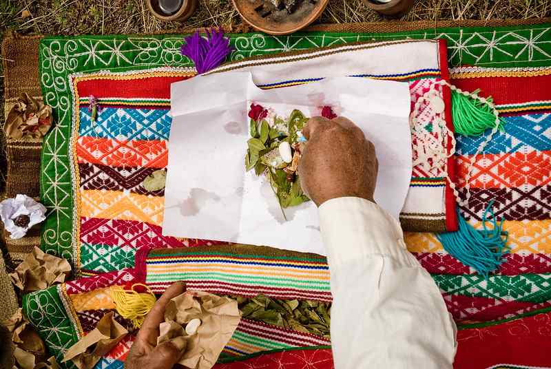 Ofrenda a la Pachamama