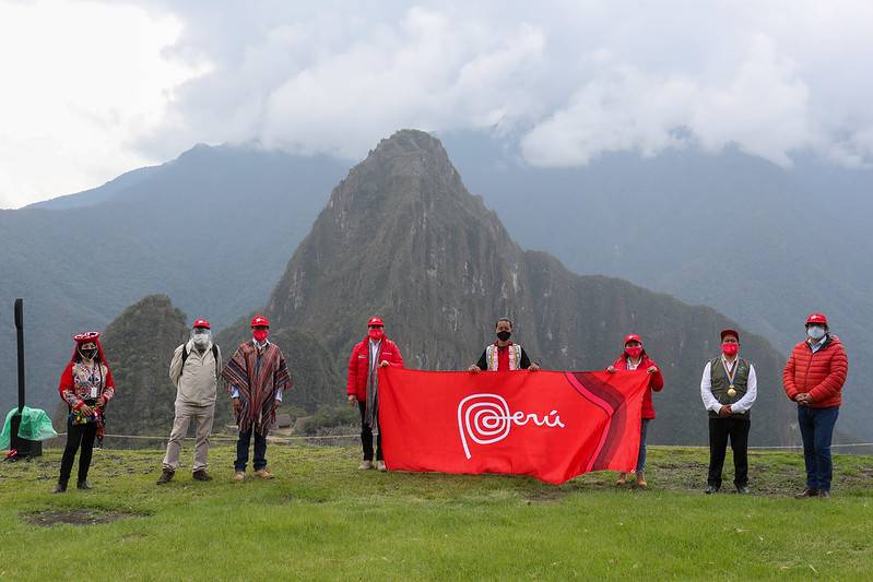 sello"safe Travels" , Machu Picchu Peru