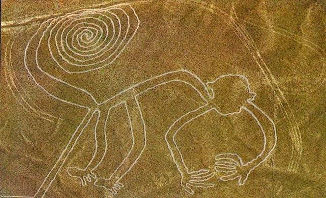 El Mono, los detalles son únicos en las Pampas de Nasca.