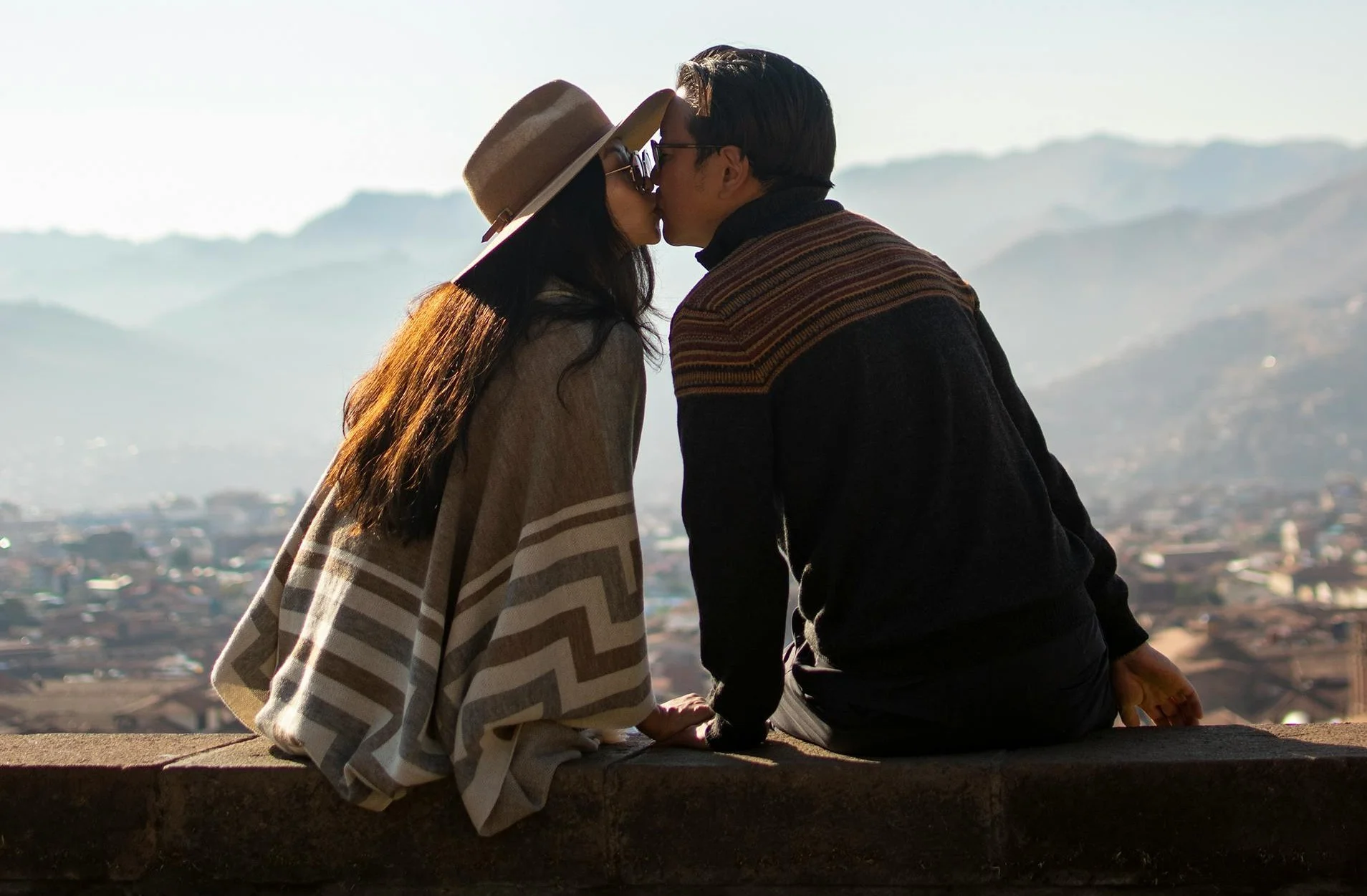 A couple in San Cristobal Viewpoint