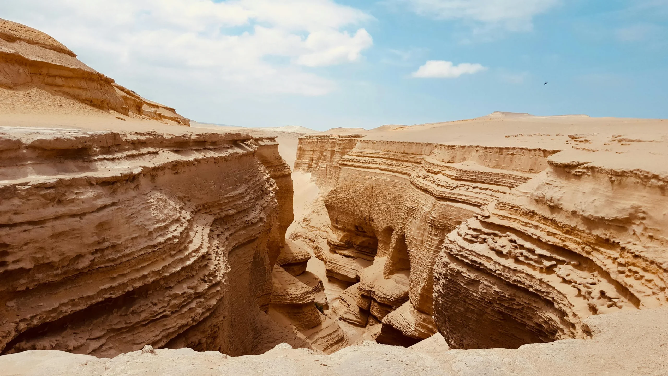 A Photo from the Viewpoint in he Lost Canyon of Ica