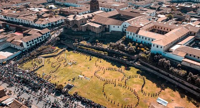 Escenario Qoricancha - Inti Raymi en Cusco