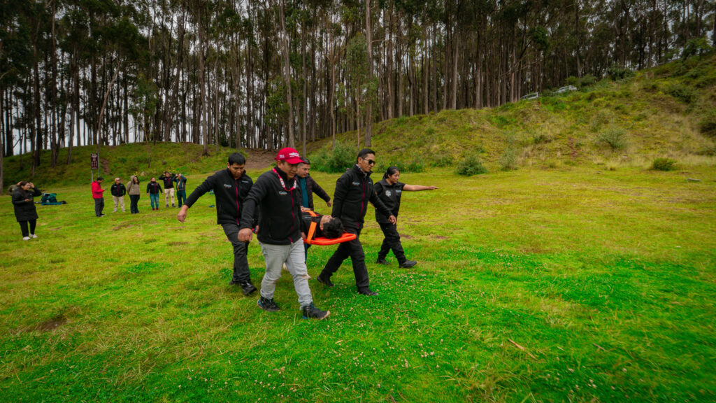 Guides trained by the Peruvian Red Cross – Cusco Branch