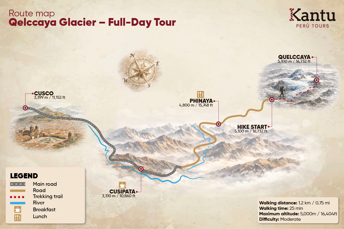Qelccaya Glacier Full Day Tour from Cusco
