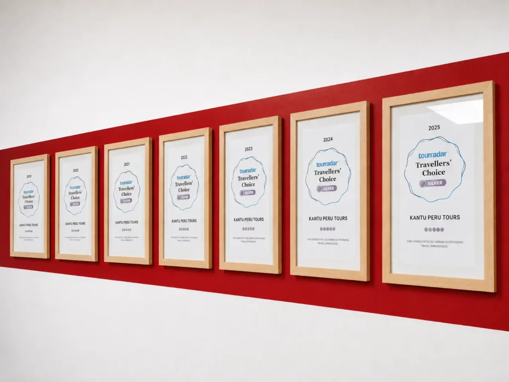 Premio TourRadar Travellers’ Choice otorgado a Kantu Peru Tours